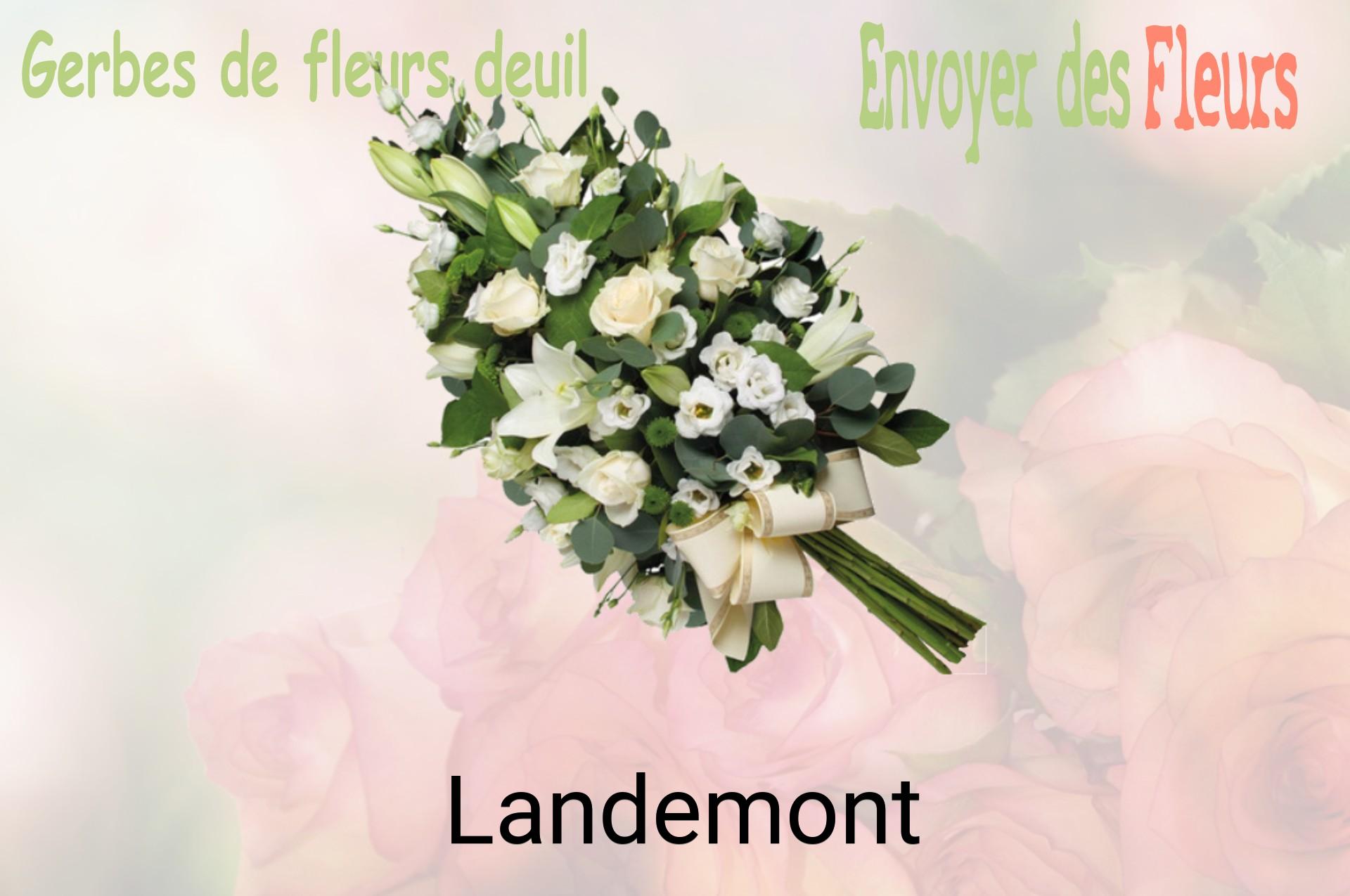Gerbe de fleurs de deuil livrée à Landemont